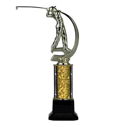 Trofeo de Tubo con Figura Serie 41 de Golf
